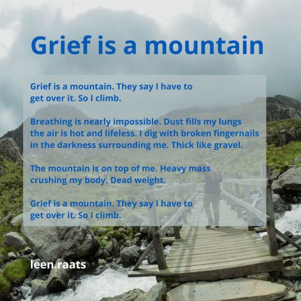 Grief is a mountain
